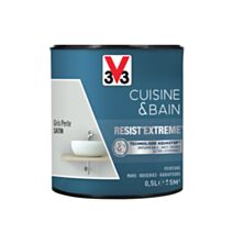 Peinture Cuisine & bain Resist'Extrême Gris perle satin 0,5L - V33