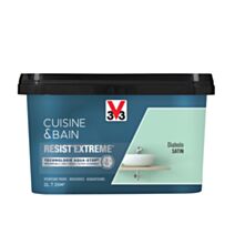 Peinture Cuisine & bain Resist'Extrême Diabolo satin 2L - V33