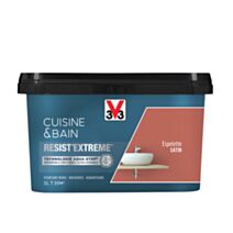 Peinture cuisine & bain Resist'Extrême Espelette satin 2L - V33