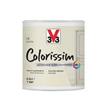 Peinture multisupport Colorissim lin satin 0,5L - V33