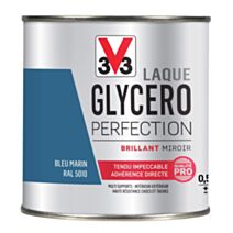 Laque glycéro brillant bleu marin 0,5L - V33
