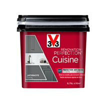 Peinture rénovation cuisine Perfection gris anthracite satin 0,75l - V33