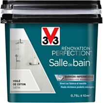 Peinture rénovation salle de bain voile de coton satin 0,75l - V33