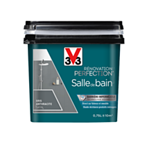 Peinture rénovation salle de bain gris anthracite satin 0,75l - V33