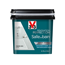 Peinture rénovation salle de bain tendre gris satin 0,75l - V33