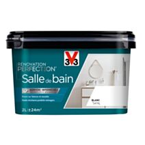 Peinture Rénovation Perfection Salle de bain Blanc Satin 2L - V33