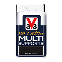Testeur peinture Rénovation Multisupport noir satin 75ml - V33