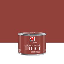 PEINTURE V33  BOIS COULEURS D’ICI ®  ROUGE INTENSE 125 ML