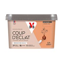 Peinture intérieure mat Coup d'Éclat caramel doux 2,5 L - v33