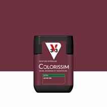 Peinture intérieure Colorissim® Lie de Vin Satiné 75ml - V33