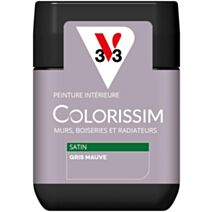 Peinture Colorissim satin gris mauve 75ml - V33