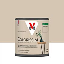 Peinture intérieure Colorissim® Taupe Clair Satiné 0,5L - V33