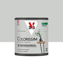 Peinture intérieure Colorissim® Gris Galet Satiné 0,5L - V33