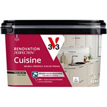 Peinture rénovation cuisine café crème mat 2L - V33