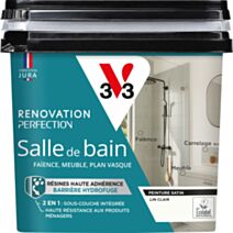 Peinture rénovation Perfection salle de bain lin clair satin 0,75L - V33