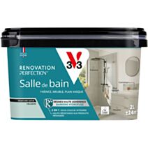 Peinture Rénovation Perfection salle de bain céladon satin 2L - V33