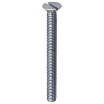 Boulon métaux acier zingué diam6x60 x6