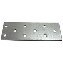 Platine multitrous galva 120x40x2 en 14545 x50