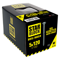 Vis agglo pro starblock torx 5 x 120 ( bte de 100 )