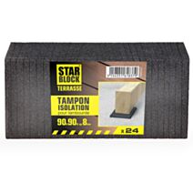Cales isolation starblock terrasse 90x90 x24