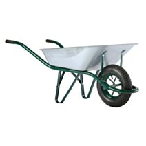 Brouette Prems Verte Roue Gonflée 90L Vert - HAEMMERLIN