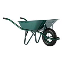 Brouette Prems Galva Roue Gonflée 90L Gris - HAEMMERLIN