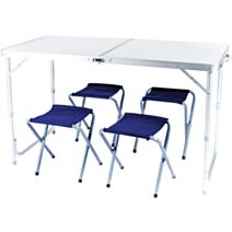 Table valise avec 4 sièges - CAO