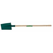 Bêche dame à rebord 24cm manche bois pomme - LEBORGNE