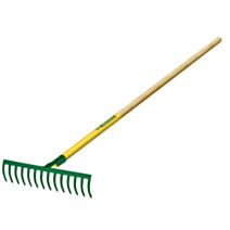 Râteau forgé 14 dents courbes manche bois 150 cm PEFC 100% - LEBORGNE