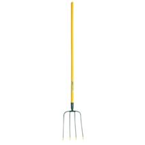 Fourche à fumier à douille 4 dents 22cm manche compositube 135cm - LEBORGNE