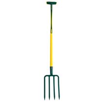 Fourche à bêcher manche Novagrip béquille tournée douille 30cm - LEBORGNE