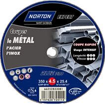 Disque à tronçonner expert blue pro metal 350x4,5x25,4 - NORTON
