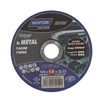 Lot 3 disques + 1 offert 125x1,6x22,23mm - NORTON