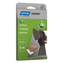 Patins anti-encrassants multi ponceuse 102x152mm Grain 220 -NORTON