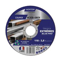 Disque métal/inox Extrême 115x2,5mm - NORTON
