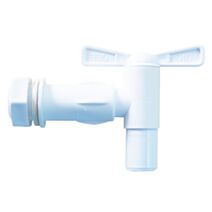 Robinet 1/4 tour plastique pour cuve