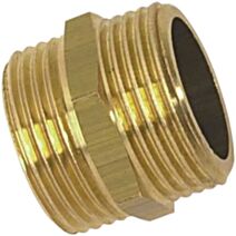 Mamelon laiton double mâle 15x21 - 1111366 - BOUTTE