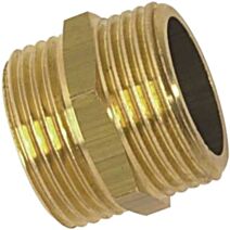 Mamelon laiton double mâle 20x27 - 1111380 - BOUTTE