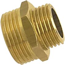 Mamelon laiton double mâle réduit 20x27-15x21 - 1111687 - BOUTTE