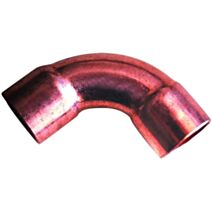Courbe cuivre à souder 90° grand RAYON femelle Ø16 3119858 - BOUTTE