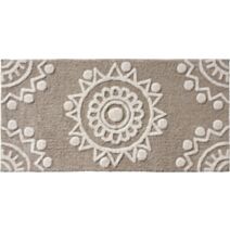 Tapis de Bain Pondichery Coton 60x120cm Beige - GUY LEVASSEUR