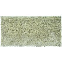 Tapis de bain fantaisie Shiny polyester chenillé ivoire 60x120cm