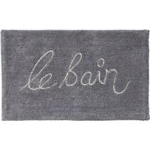 Tapis de Bain Le Bain Coton 50x80cm Gris - GUY LEVASSEUR