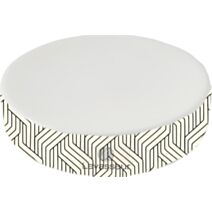 Porte savon Urbain céramique noir et blanc - LEVASSEUR