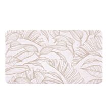 Tapis de Bain Botanic beige 60x120cm - LEVASSEUR