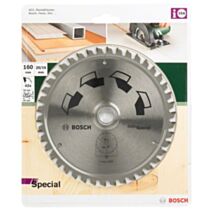 Lame circulaire SPECIAL 160x2x20/16MM 42D - BOSCH