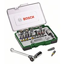 Set de vissage 27 pièces + clé à cliquet PROMOLINE - BOSCH