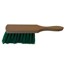 Balayette manche court 29cm fibre verte mi dure