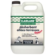 Désherbant Allées, Terrasses - Actif présent dans la nature - Concentré 5 L CLAIRLAND