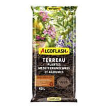 Terreau plantes méditerranéennes/agrumes 40 L - ALGOFLASH